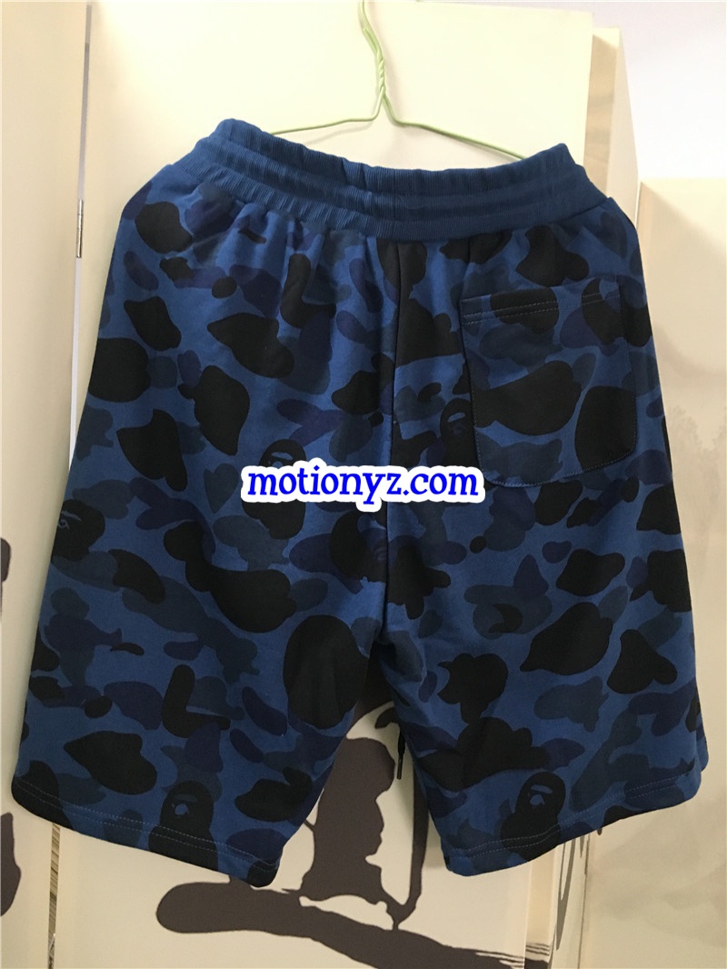 Blue Bape Camo Shorts